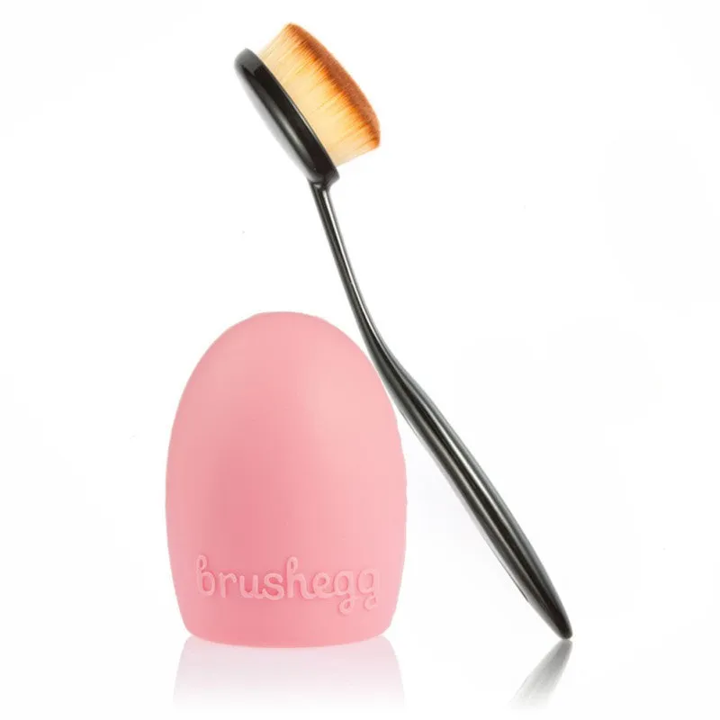 2 Pieces/set Makeup Sponge Oval Makeup Brushes Tool Cosmetic Foundation Cream Powder Blush Brush Professional Make Up SM6