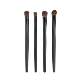 4pcss Professional Eye Brushes Set Eyeshadow Foundation Mascara Blending Pencil Brush Makeup Tool Cosmetic Black Popular SM6