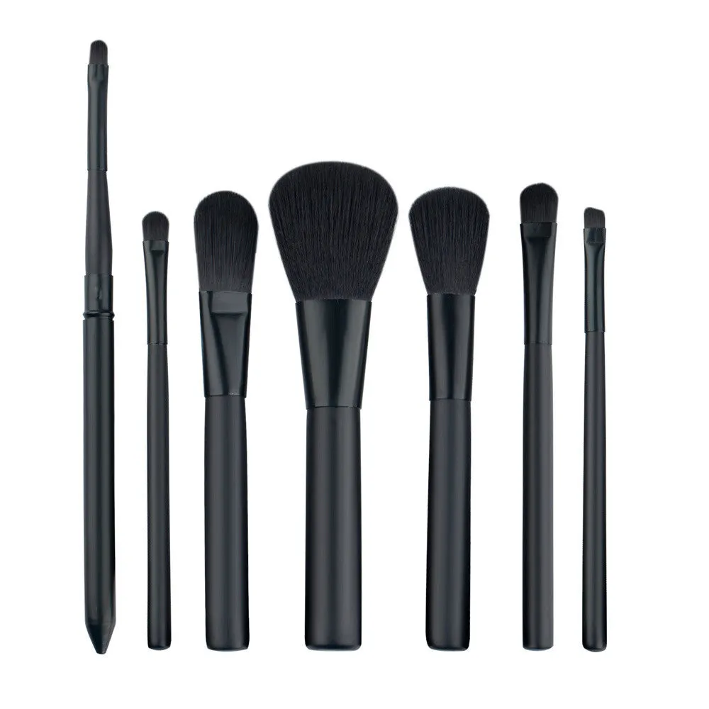 7 Pcs Makeup Kit Cosmetic Brush Set Make Up Brushes Kit With Box escovas de cabelo para escovar Anne GS