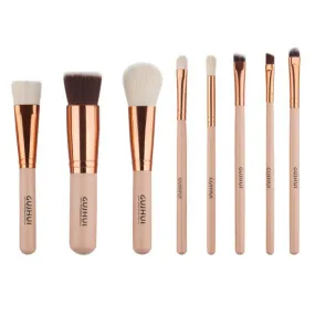 8pcs Cosmetic Makeup Brushes Pro Eyeshadow eyebrows eyelashes Cosmetic Powder Foundation Concealer Brushes Kit + Brush box