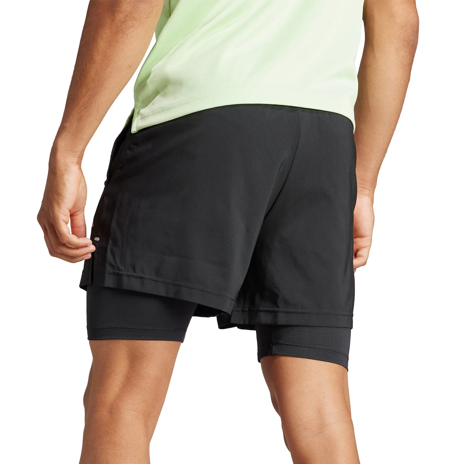 adidas Gym+ 2 in 1 5in Pantaloncini  Black