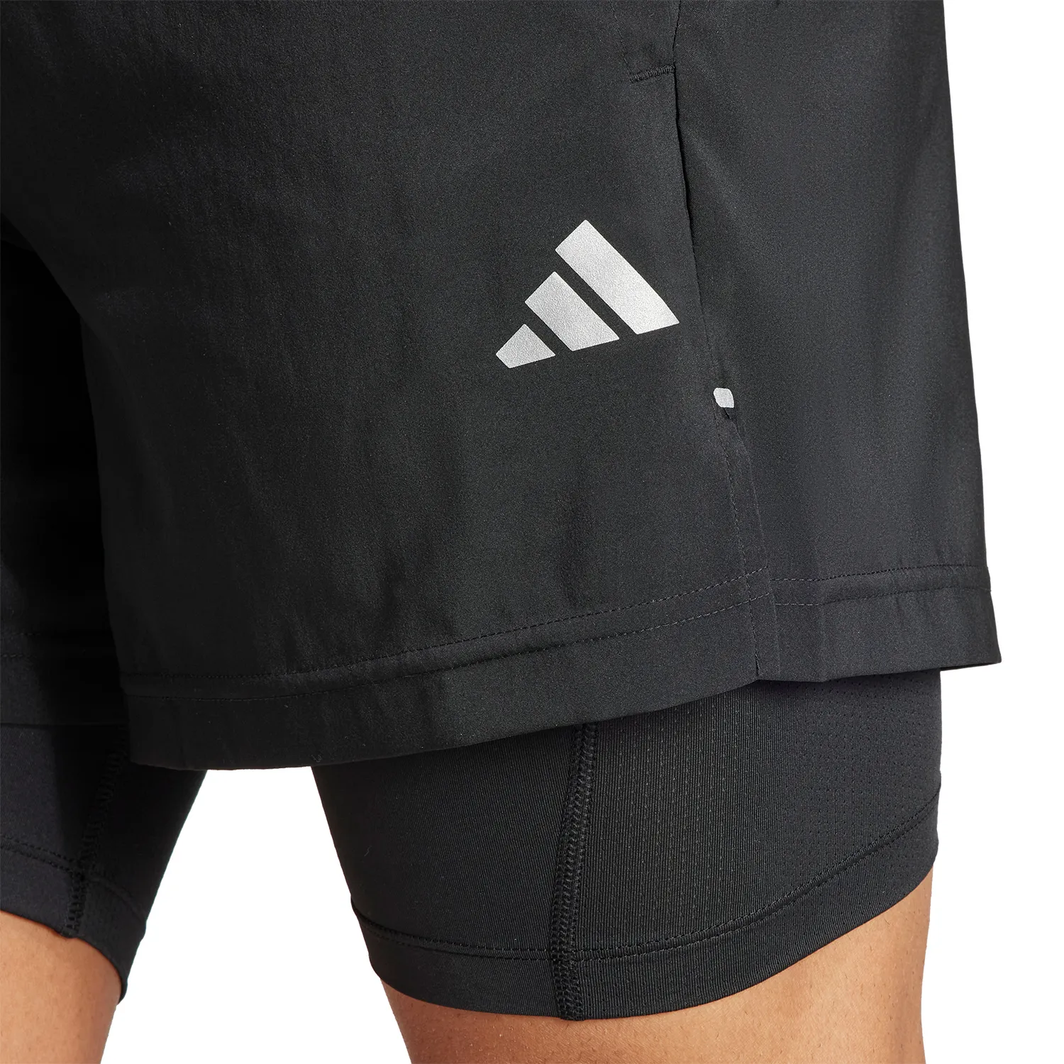 adidas Gym+ 2 in 1 5in Pantaloncini  Black