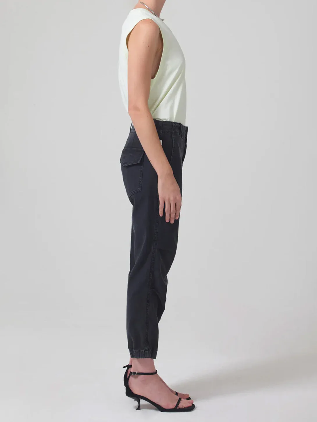 Agni Utility Trouser - Washed Black