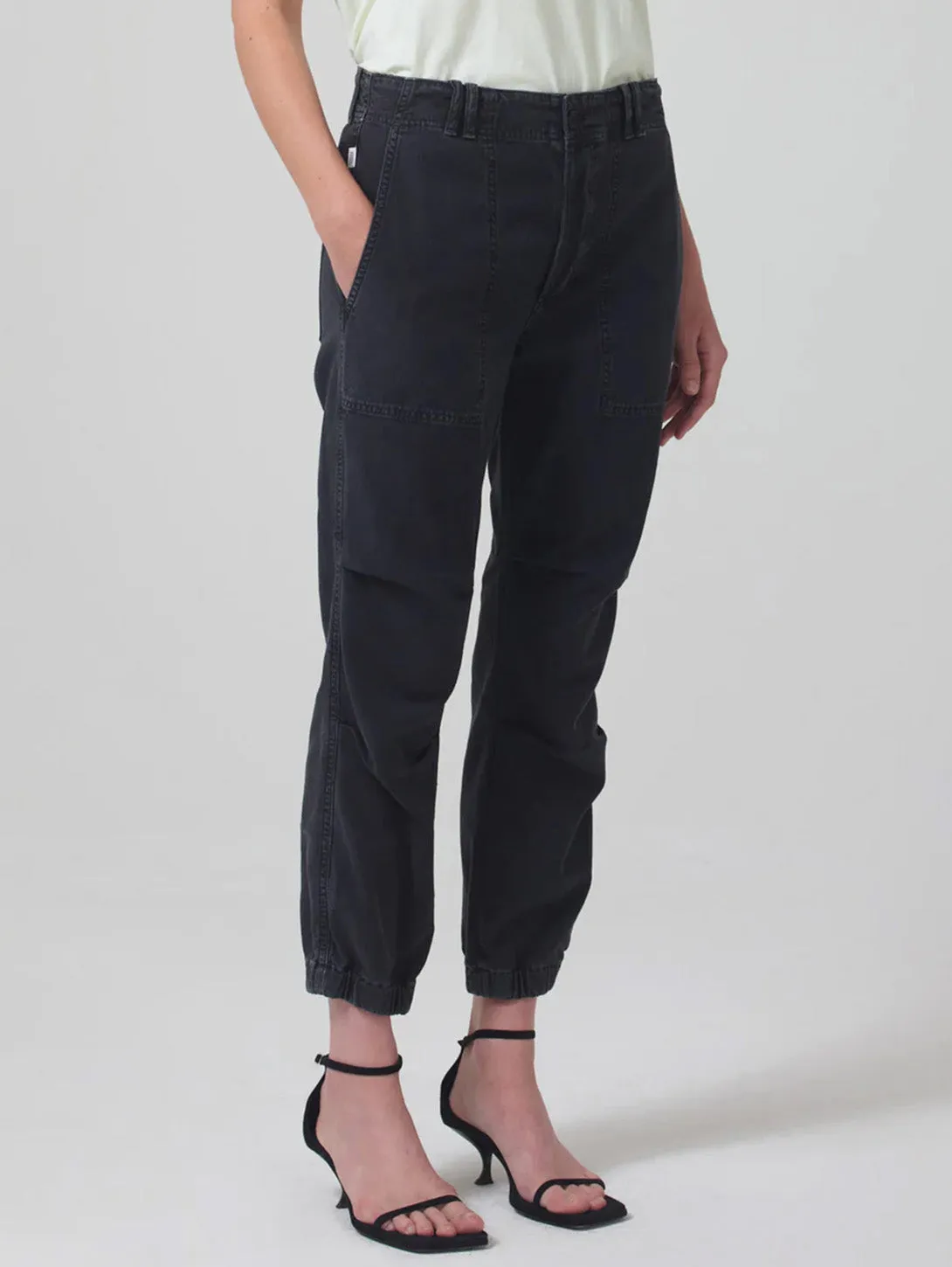 Agni Utility Trouser - Washed Black