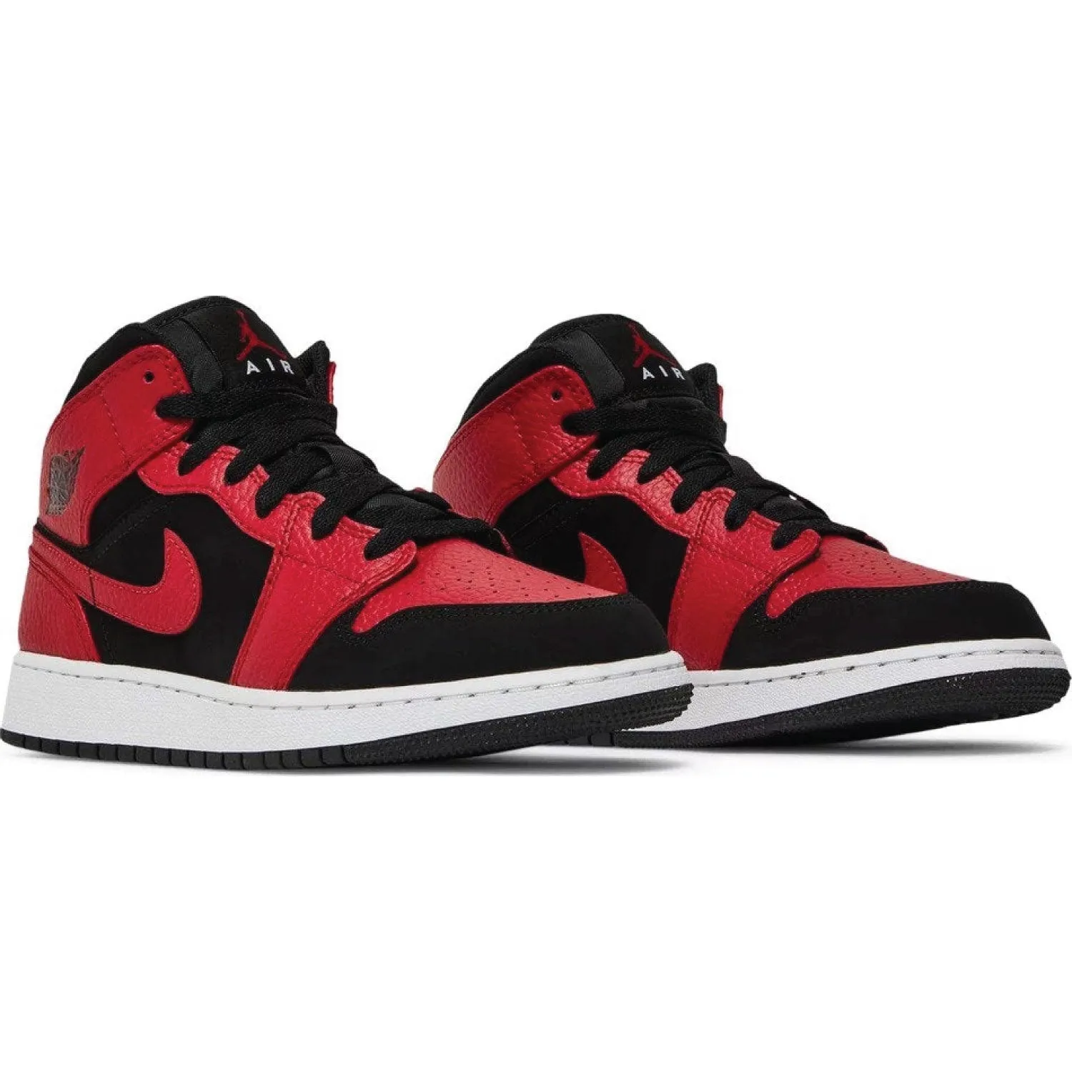 Air Jordan 1 Mid GS 'Black Gym Red'