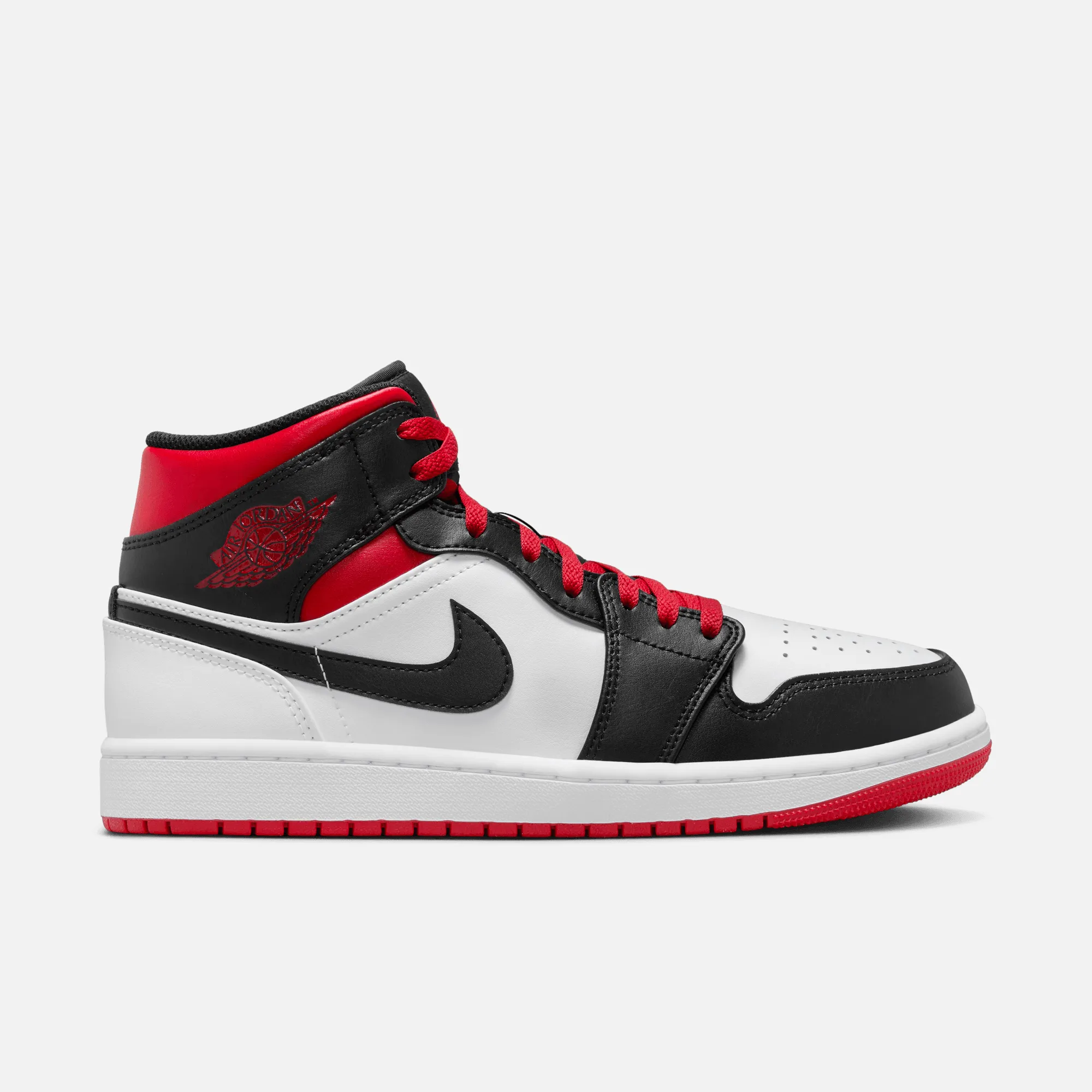 Air Jordan 1 Mid Gym Red Black Toe