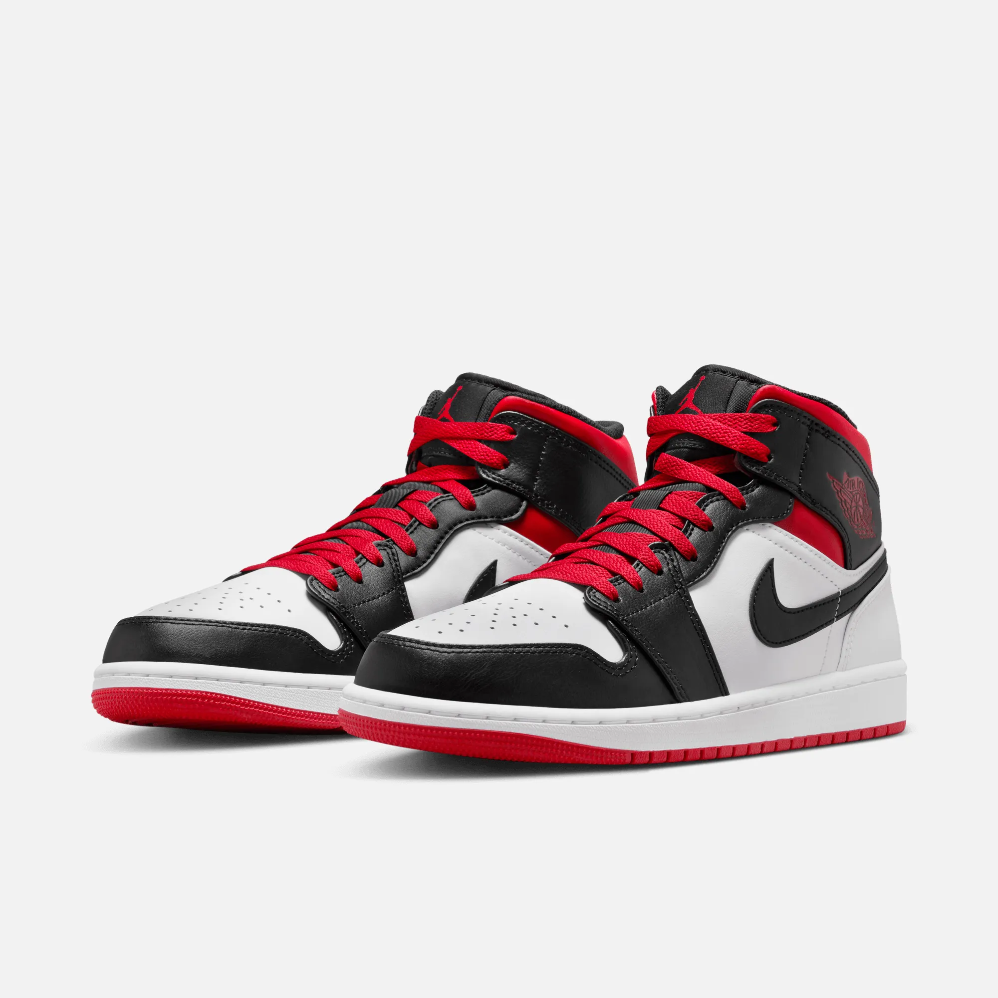 Air Jordan 1 Mid Gym Red Black Toe