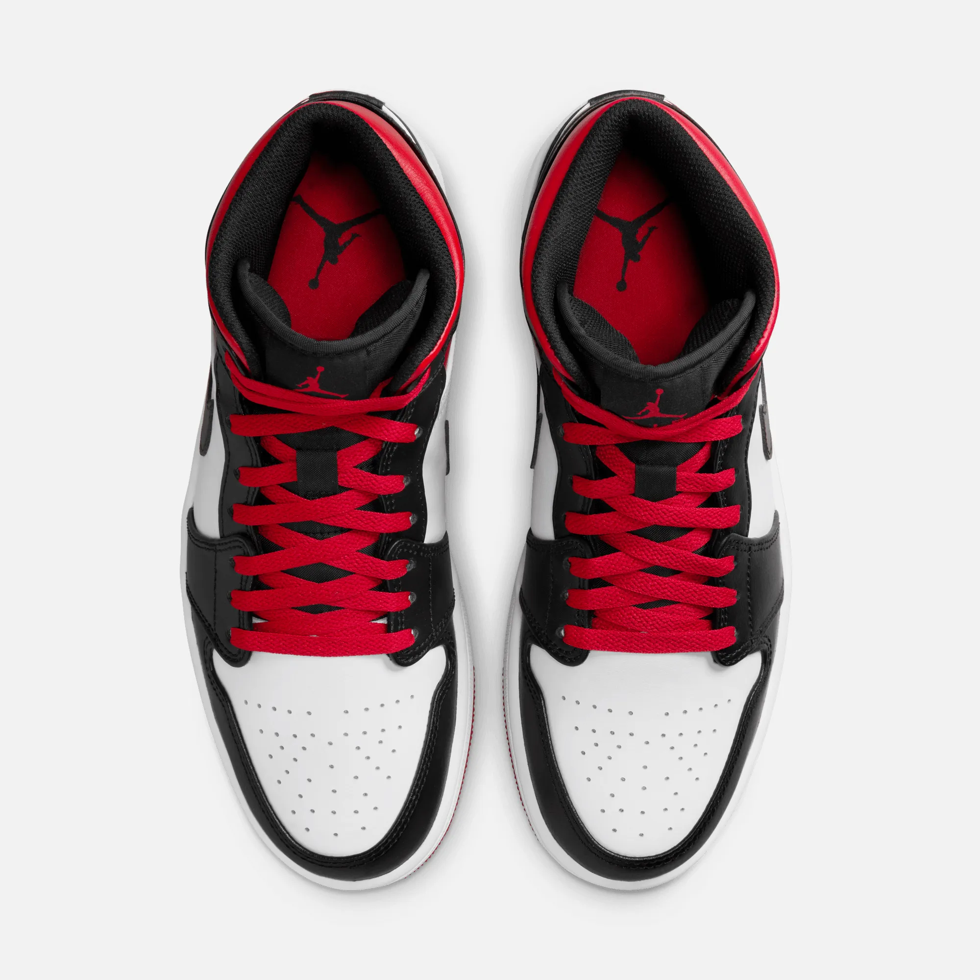 Air Jordan 1 Mid Gym Red Black Toe