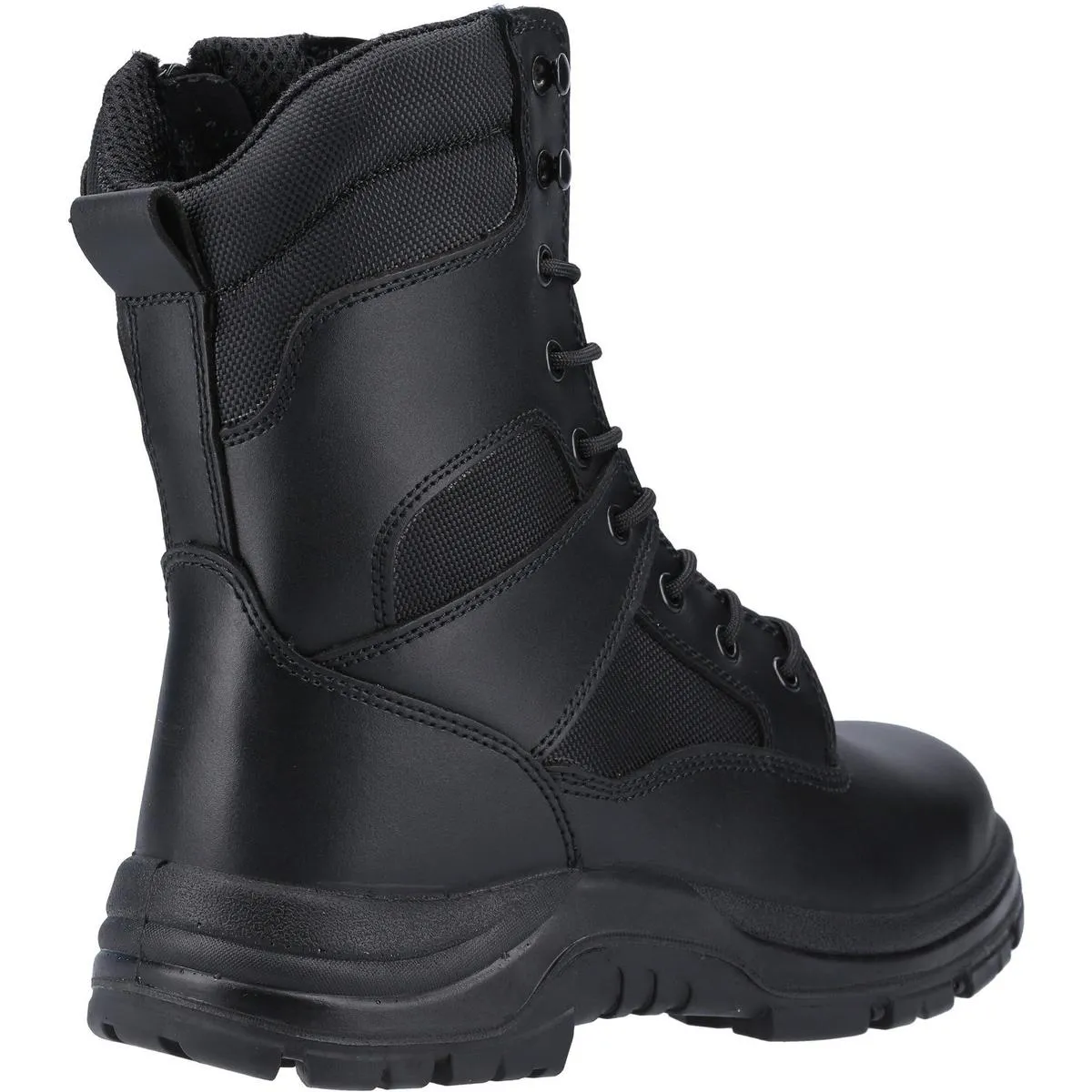 Amblers Safety FS008 Water Resistant Hi leg Lace Up Safety Boot Black