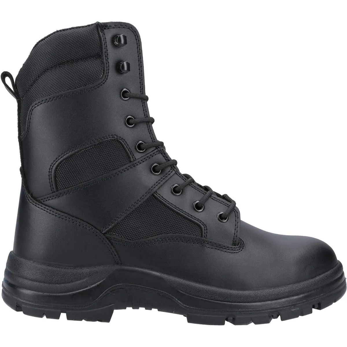 Amblers Safety FS008 Water Resistant Hi leg Lace Up Safety Boot Black