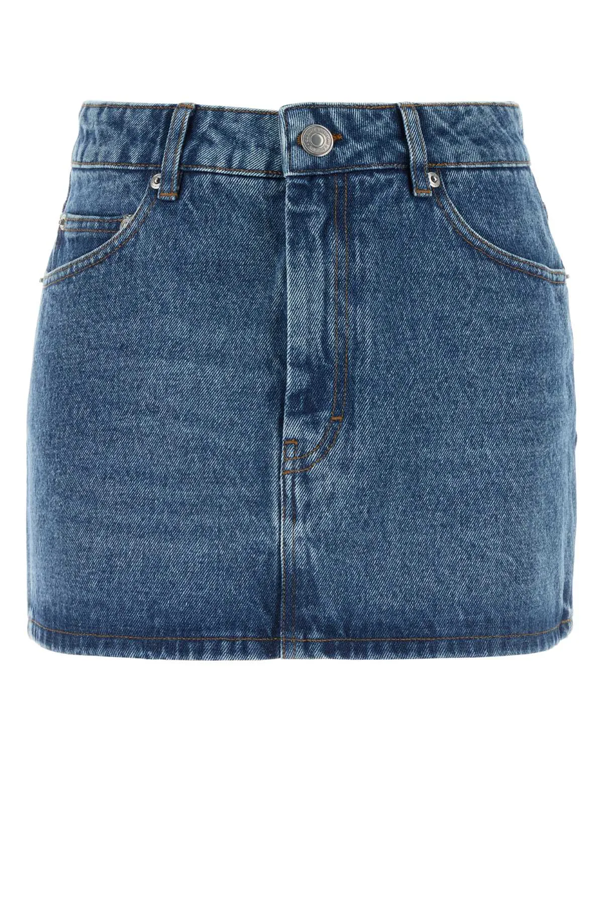 Ami Denim Mini Skirt