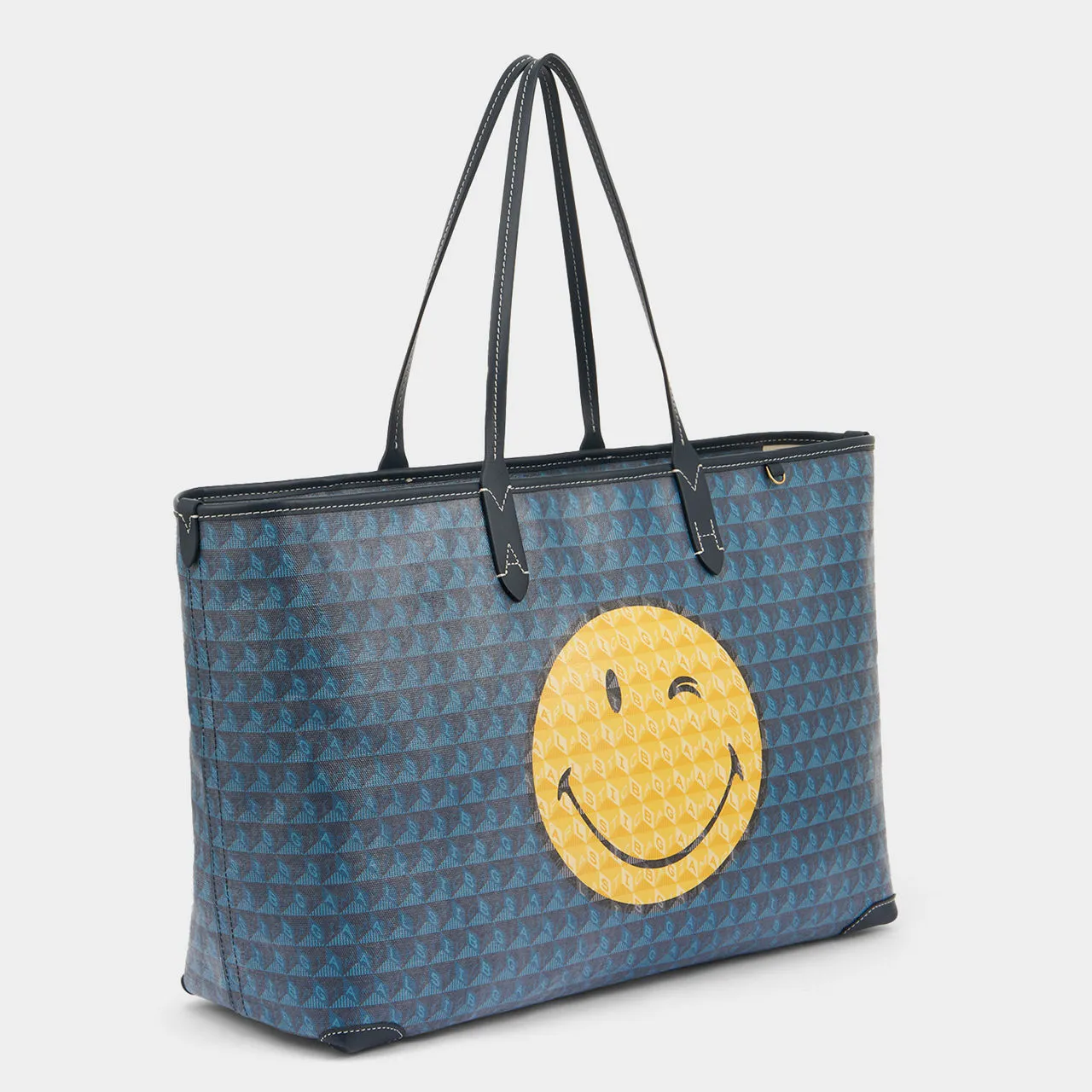 ANYA HINDMARCH I Am A Plastic Bag Wink Tote Bag - Marine