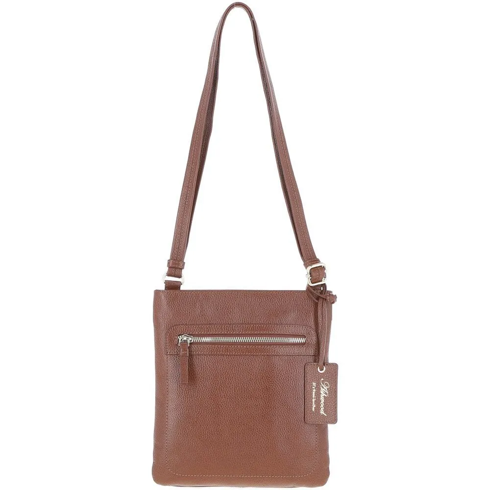 Ashwood Leather Crossbody Bag Tan: CB-3 (63014)