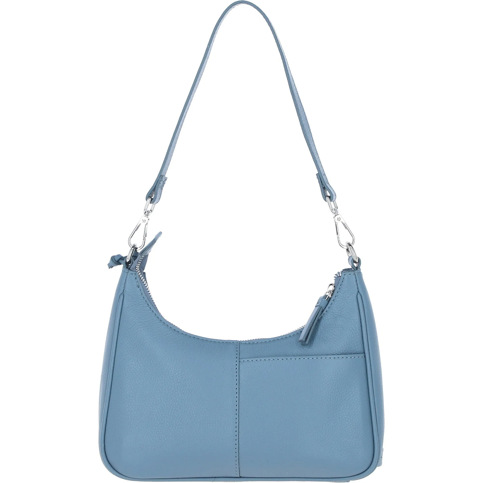 Ashwood Leather Ladies Shoulder X Crossbody Bag Denim Blue: 64397