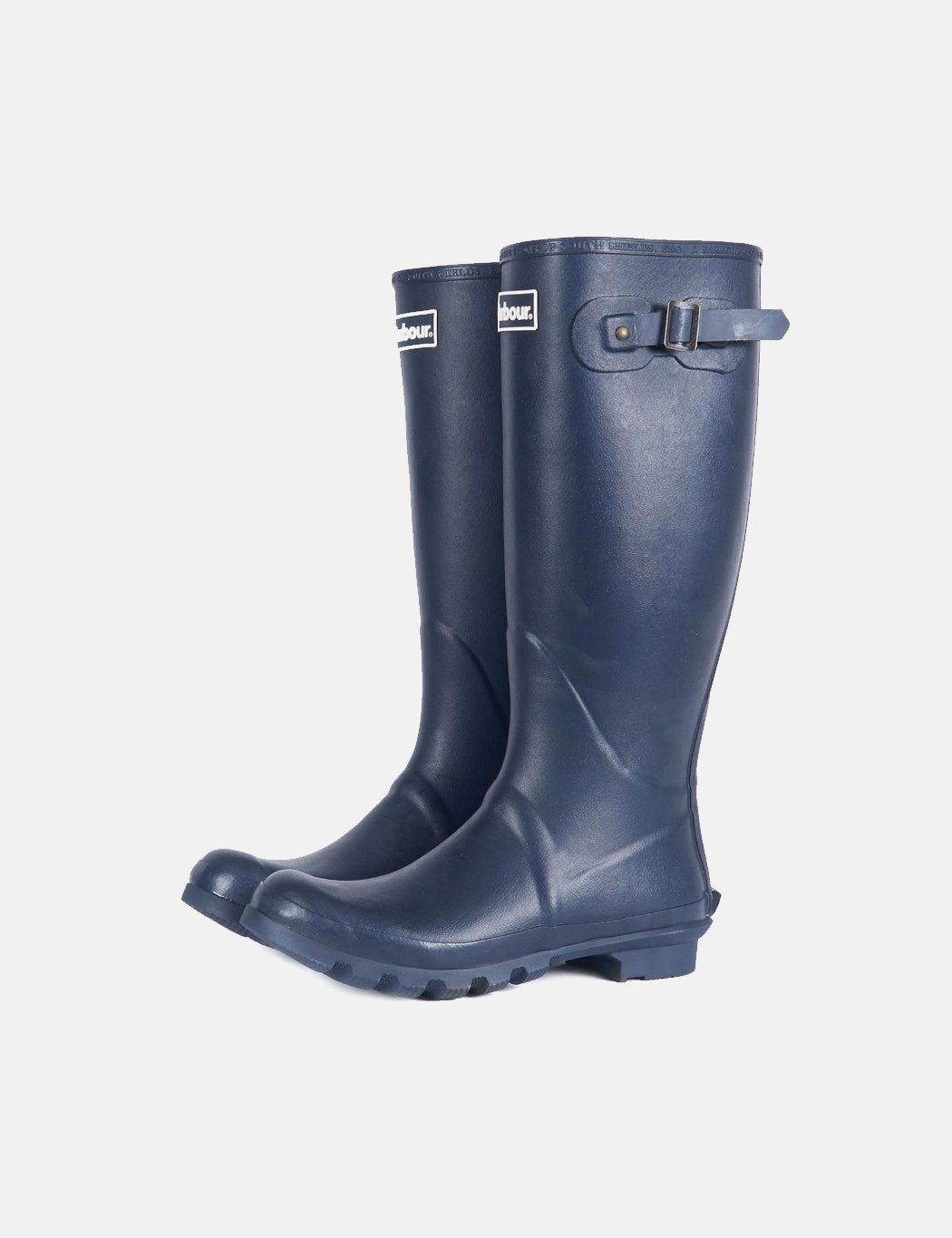 Barbour Bede Wellington Boots - Navy Blue