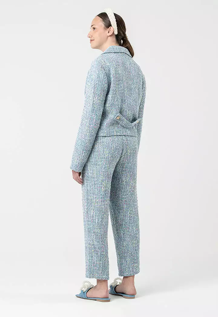 Barroque Tweed Blazer And Trousers Set