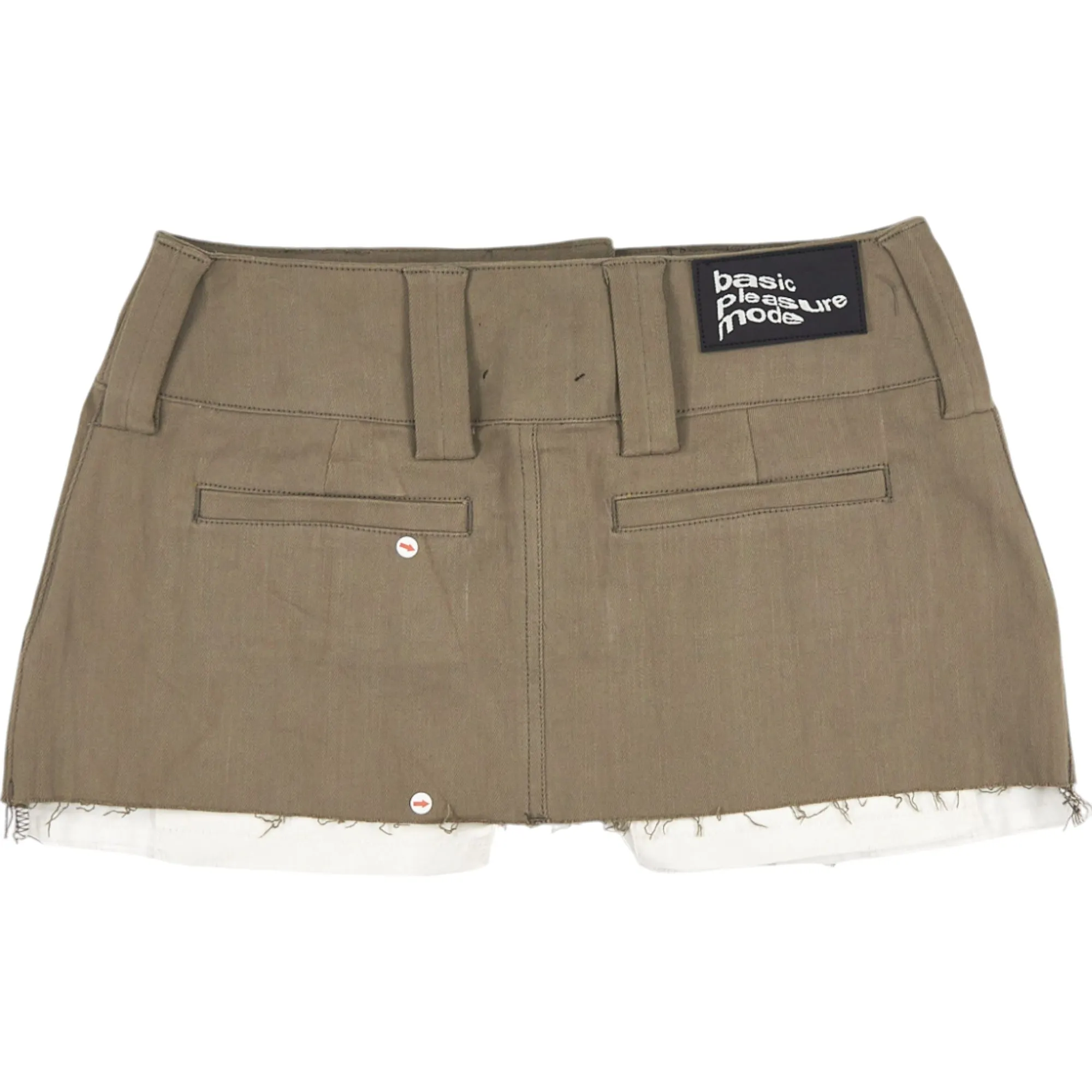 Basic Pleasure Mode Khaki Skirt