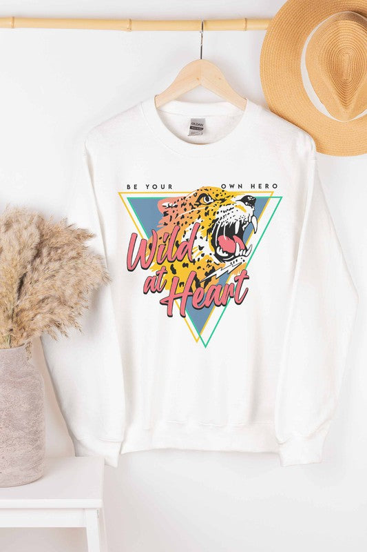 BE YOUR OWN HERO GRAPHIC SWEATSHIRT PLUS SIZE