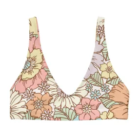 BELLA ECO PADDED BIKINI TOP | SUNSET GARDEN