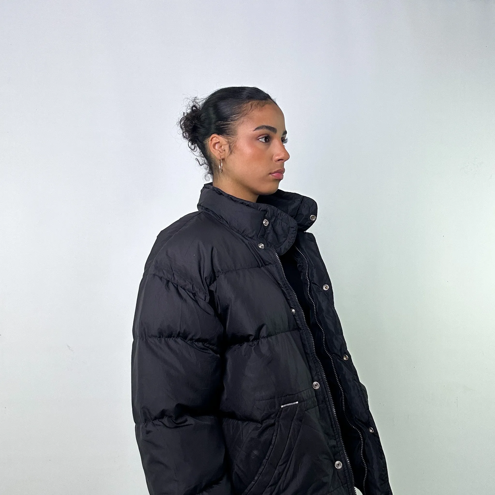 Black 90s NIKE Puffer Jacket Coat (L)