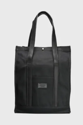 Black Canvas Tote