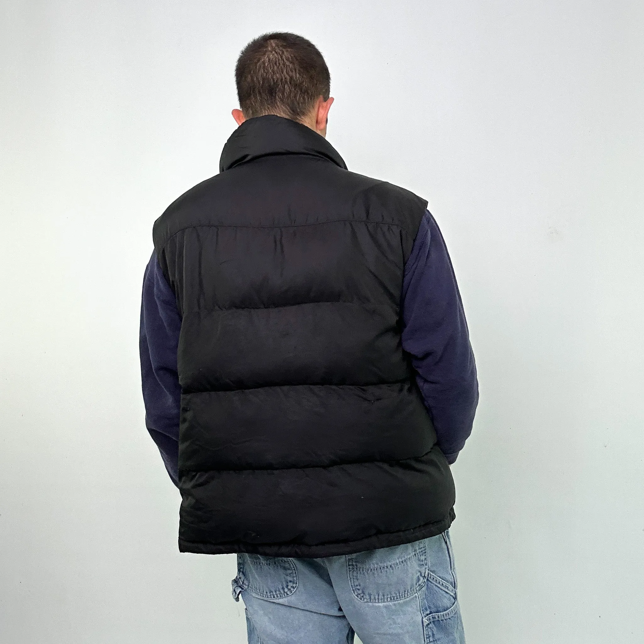 Black y2ks Polo Ralph Lauren Puffer Jacket Coat Gilet (XXL)