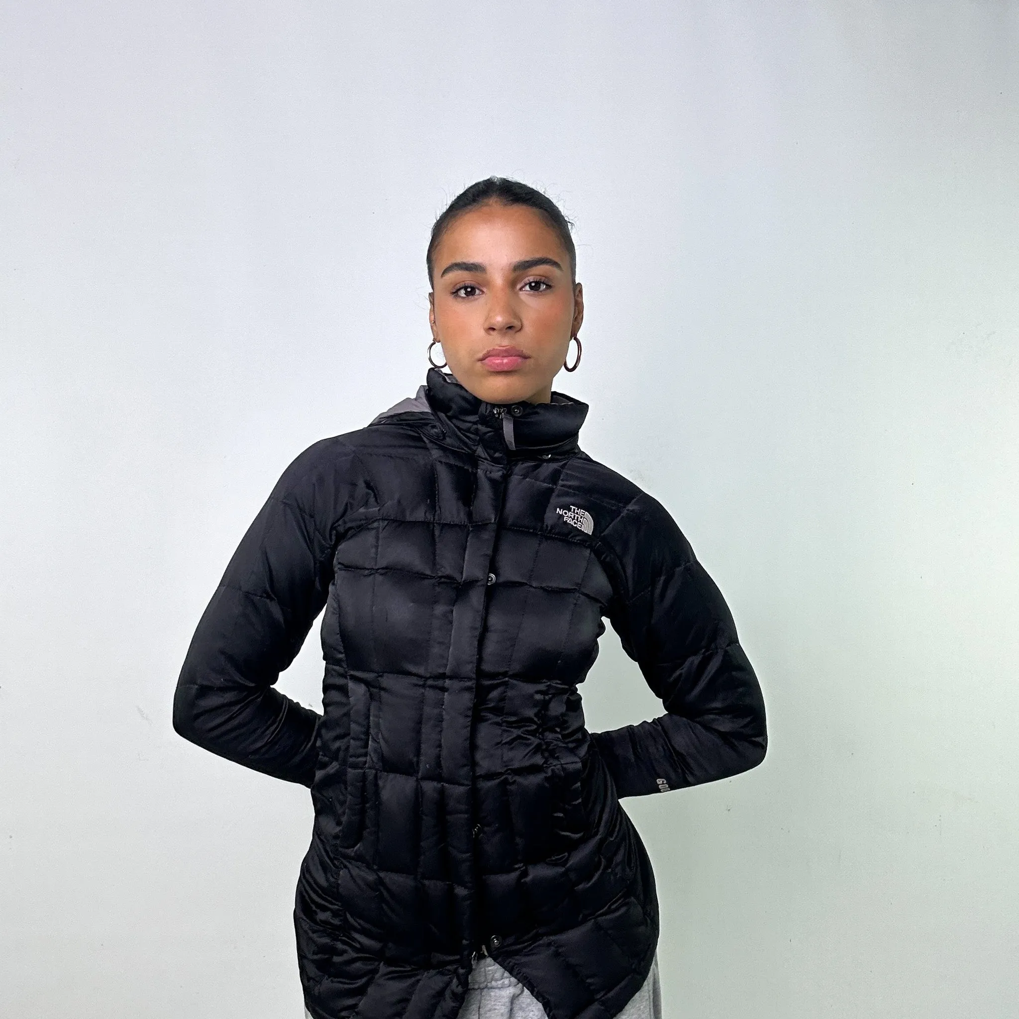 Black y2ks The North Face 600 Series Puffer Jacket Coat (XS)