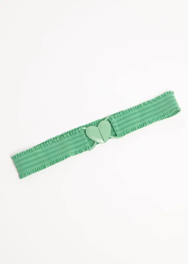 Blutsgeschwister Green Fantastic Elastic Heart Belt