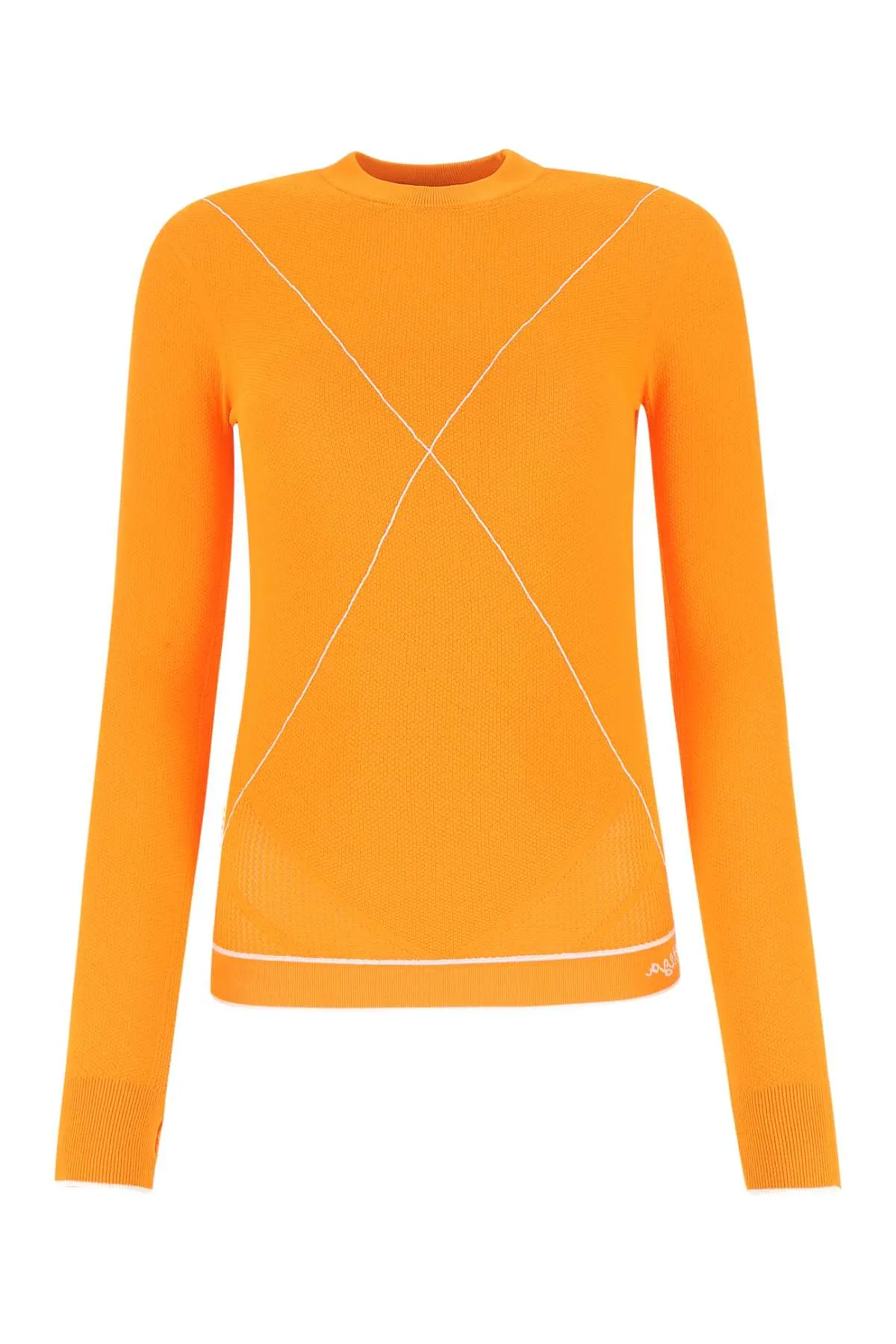 Bottega Veneta Orange Viscose Blend Sweater