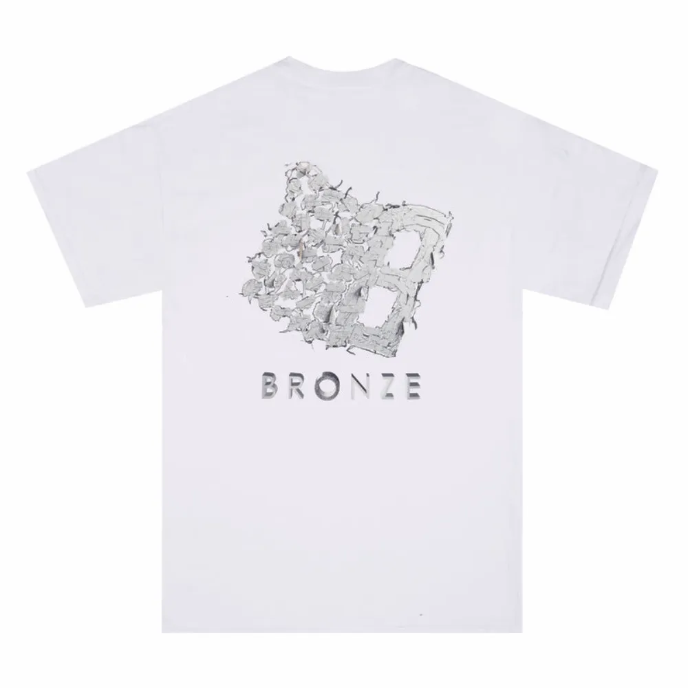 Bronze56K Duct Tape Tee White