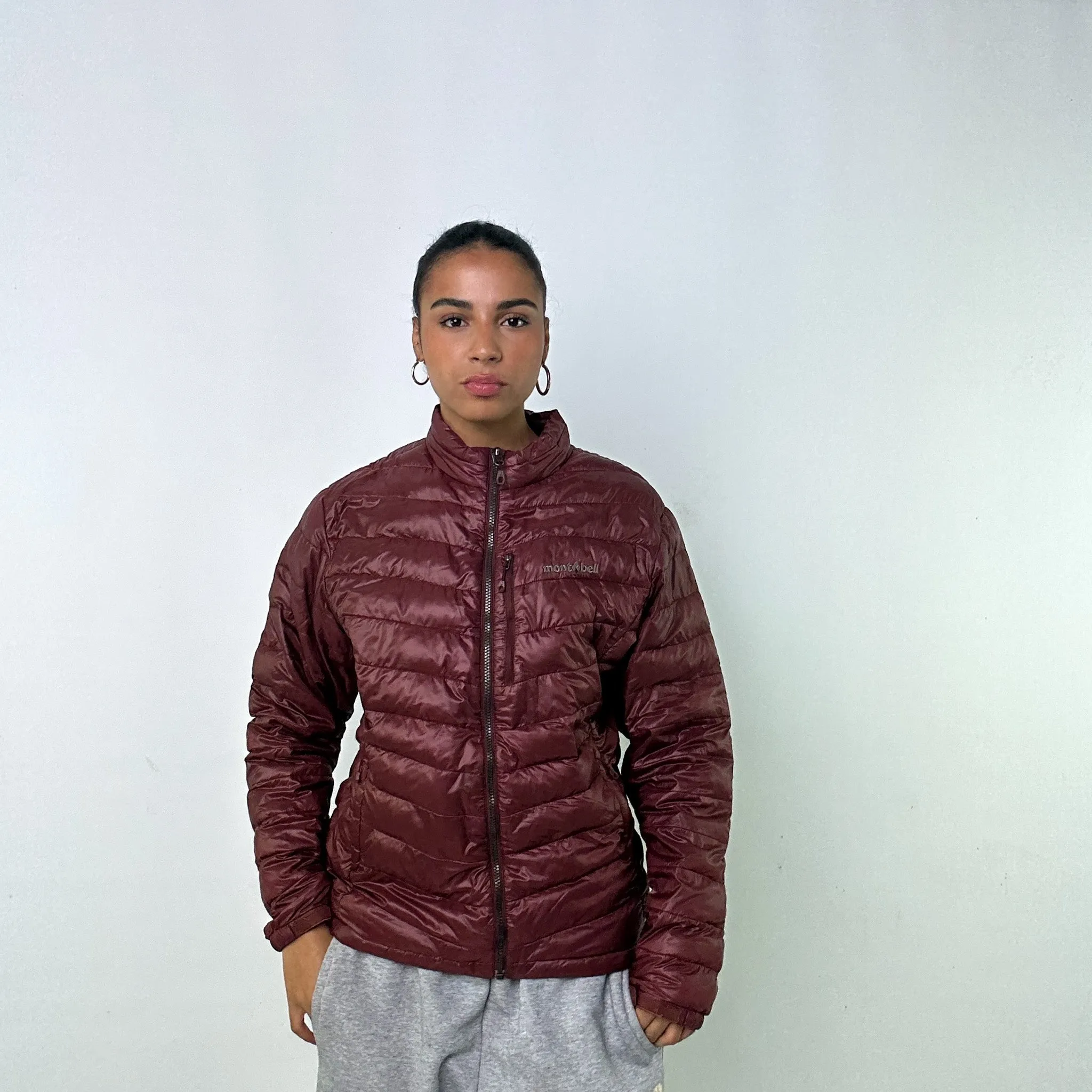 BROWN 90S MONT BELL PUFFER JACKET COAT (