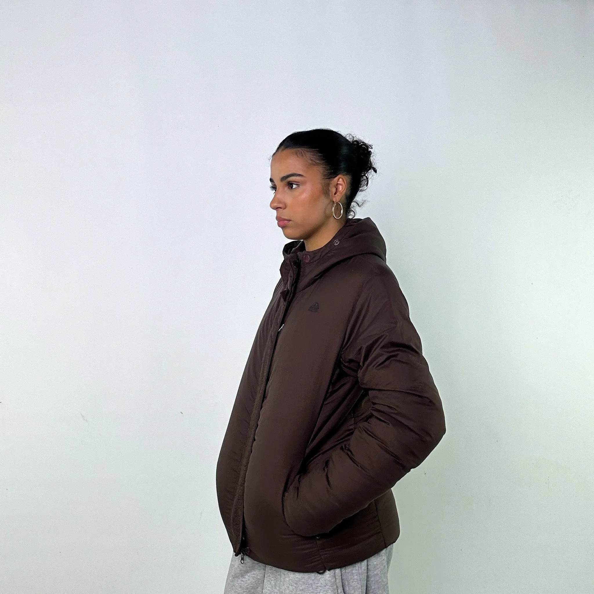 Brown 90s NIKE ACG Puffer Jacket Coat (L)