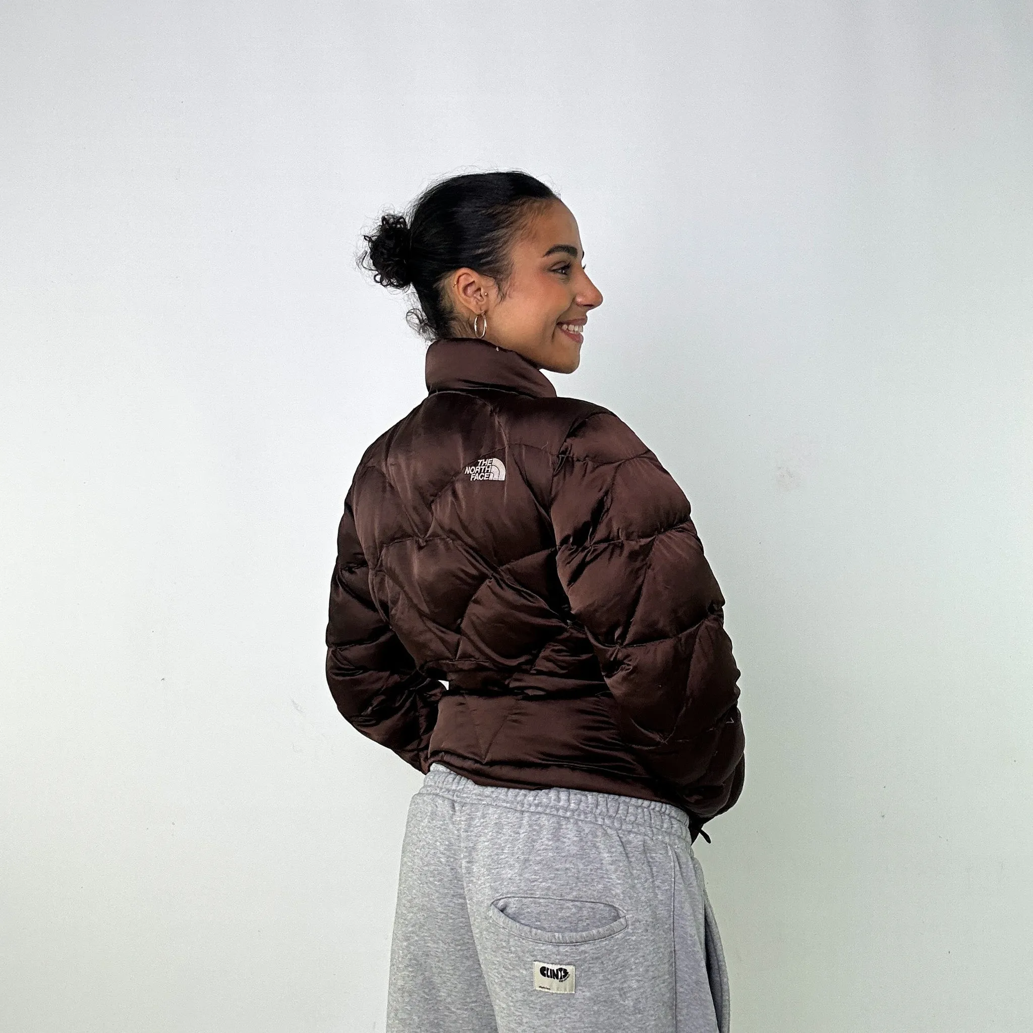 Brown 90s The North Face 550 Series Puffer Jacket Coat (L)