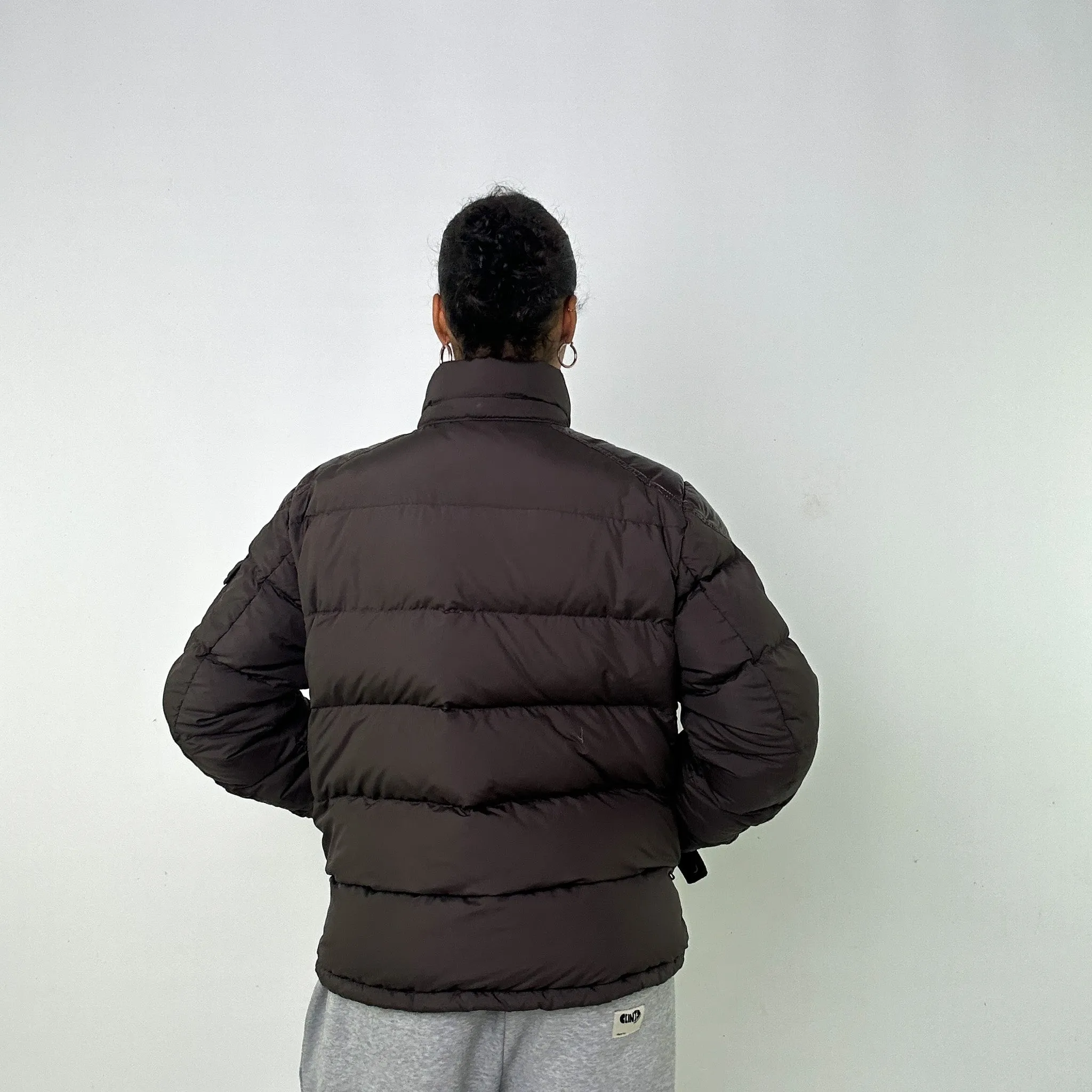 Brown y2ks Moncler Puffer Jacket Coat (L)