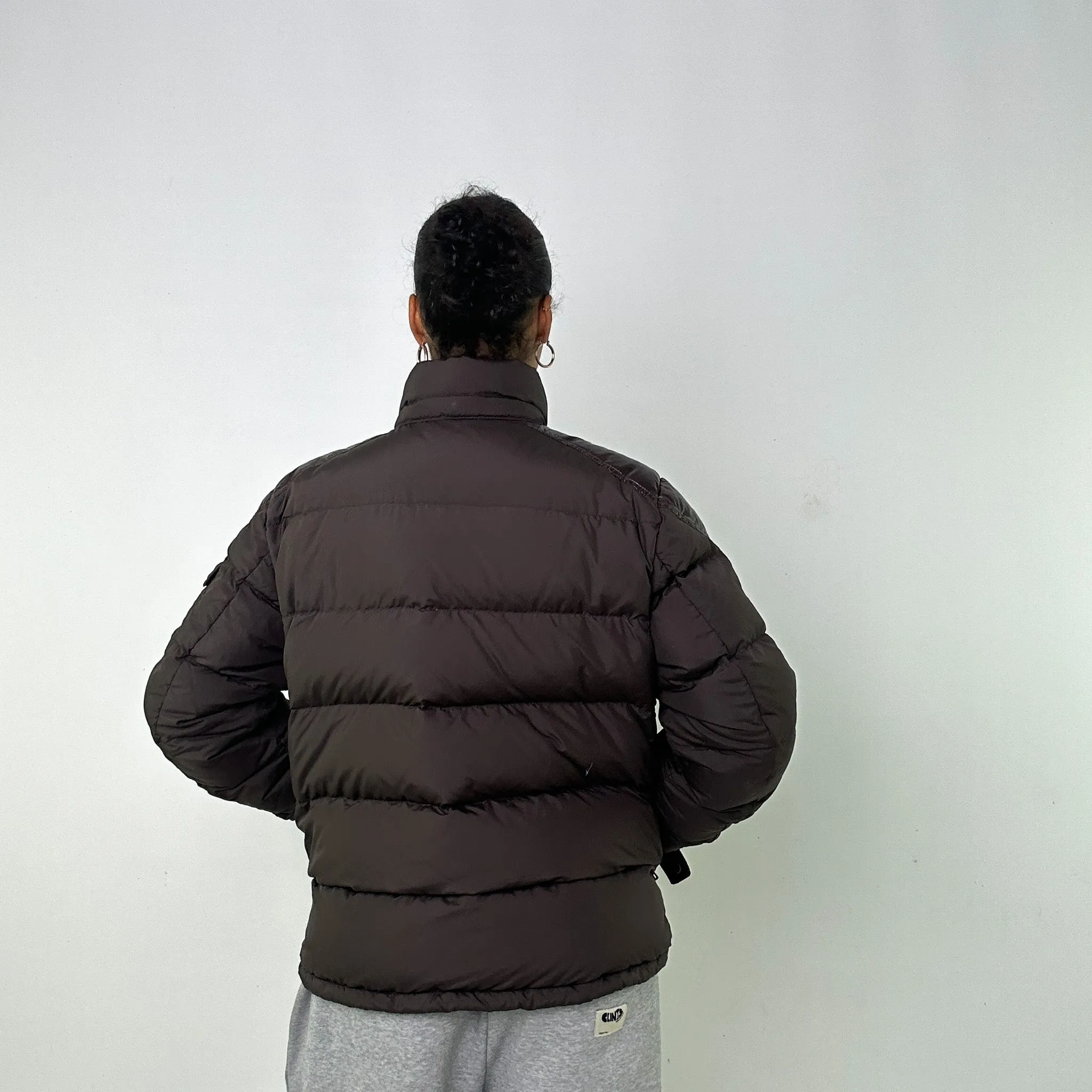 Brown y2ks Moncler Puffer Jacket Coat (L)