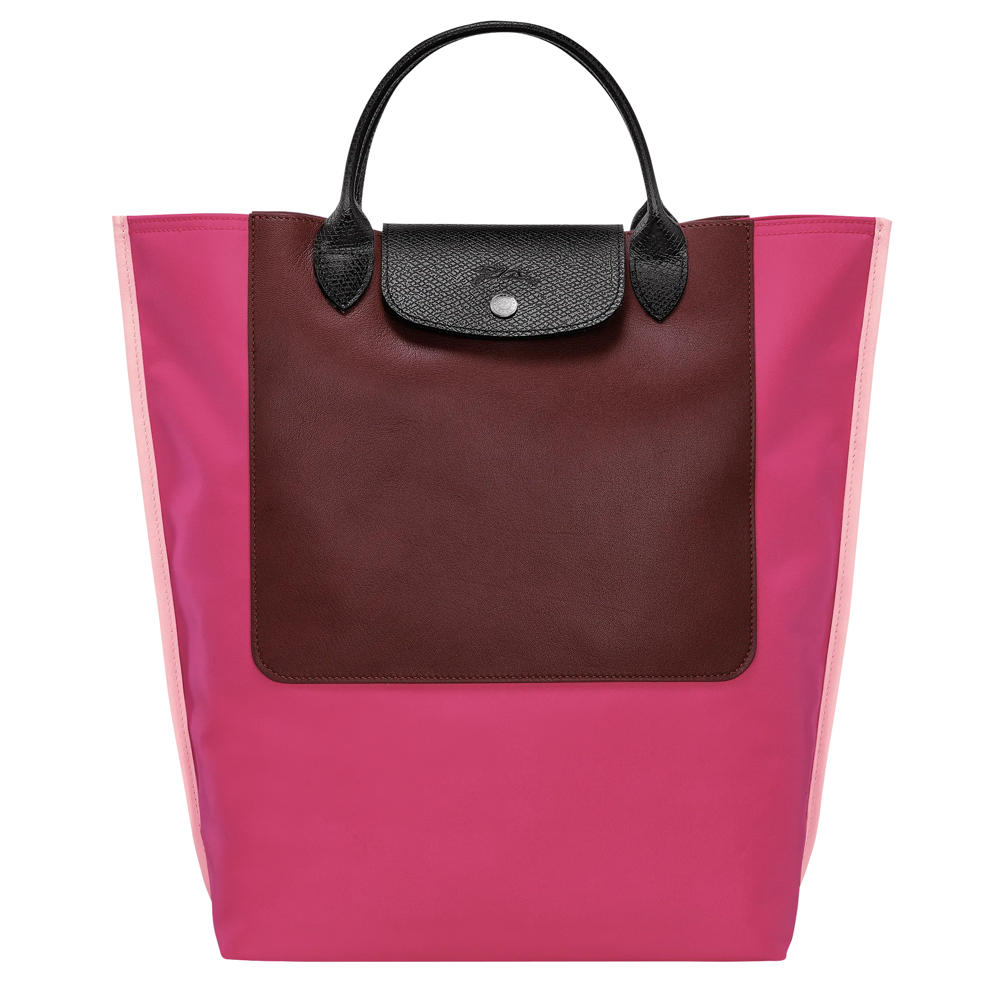 Cabas Longchamp M Tote bag Magenta - Canvas