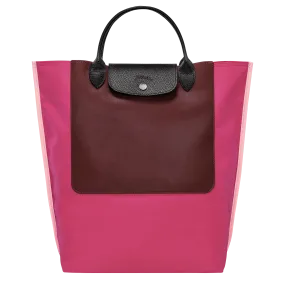 Cabas Longchamp M Tote bag Magenta - Canvas