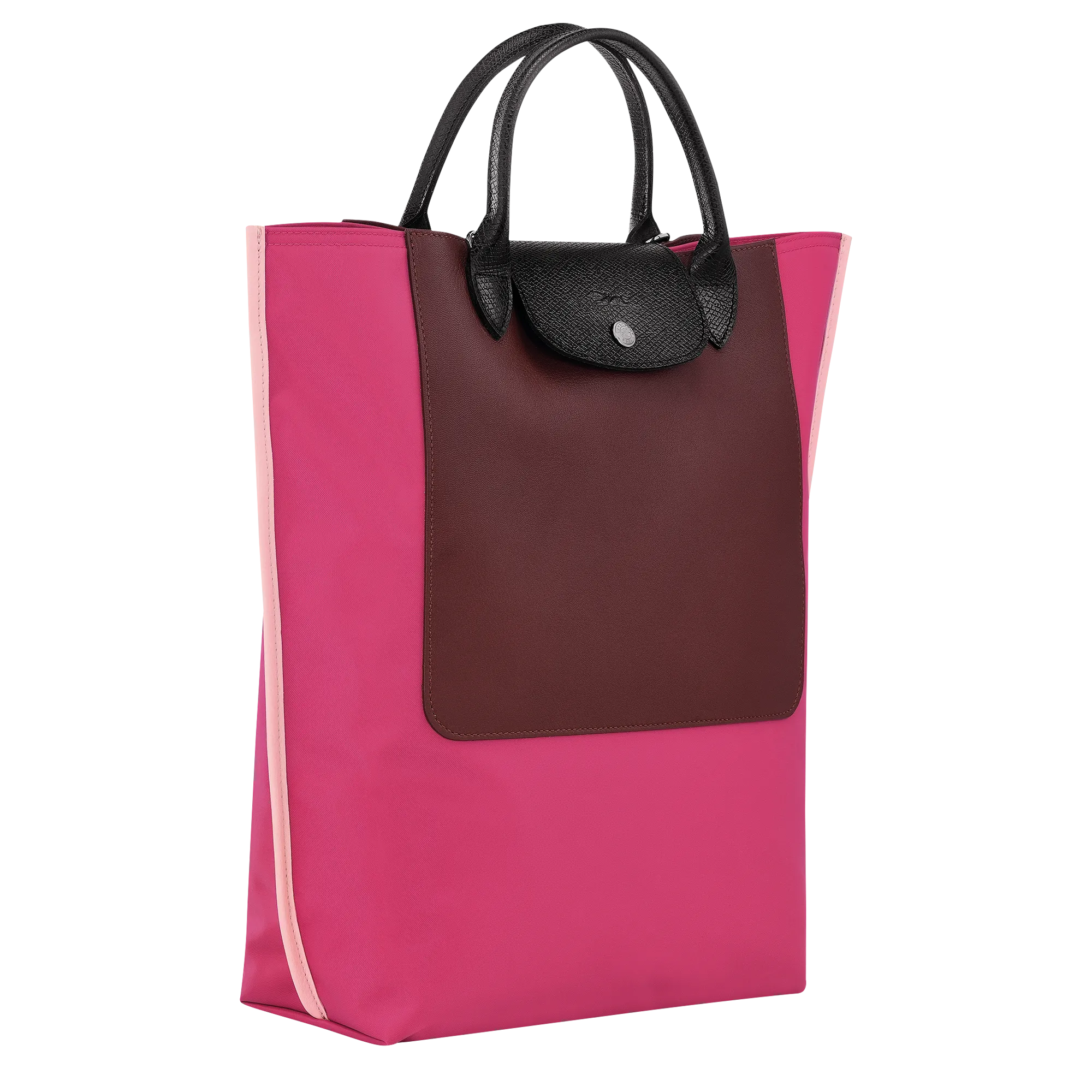 Cabas Longchamp M Tote bag Magenta - Canvas