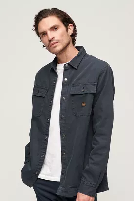 Canvas Workwear Overshirt | Midnight Navy