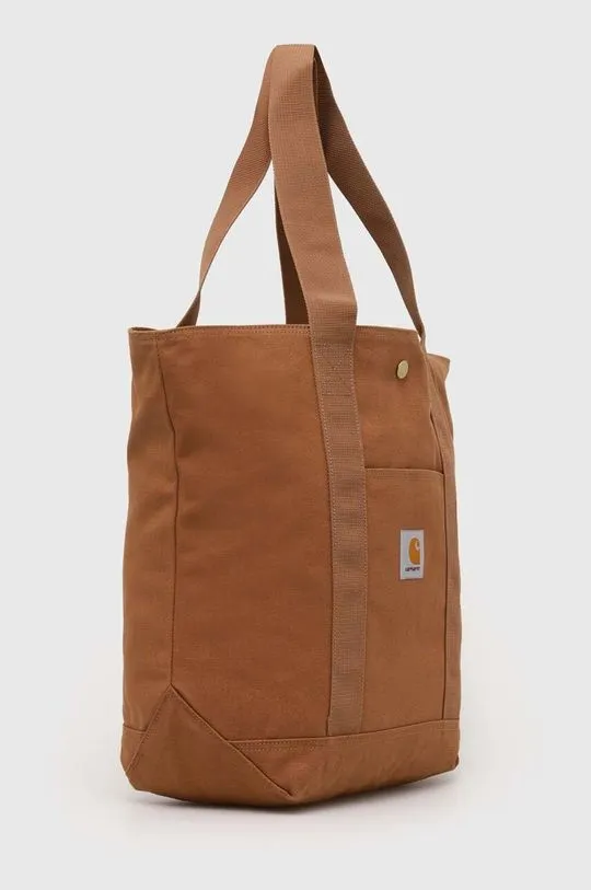 Carhartt WIP cotton handbag Canvas Tote brown color I033102.HZ02