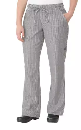 Chef Works Women's Small Check Pants