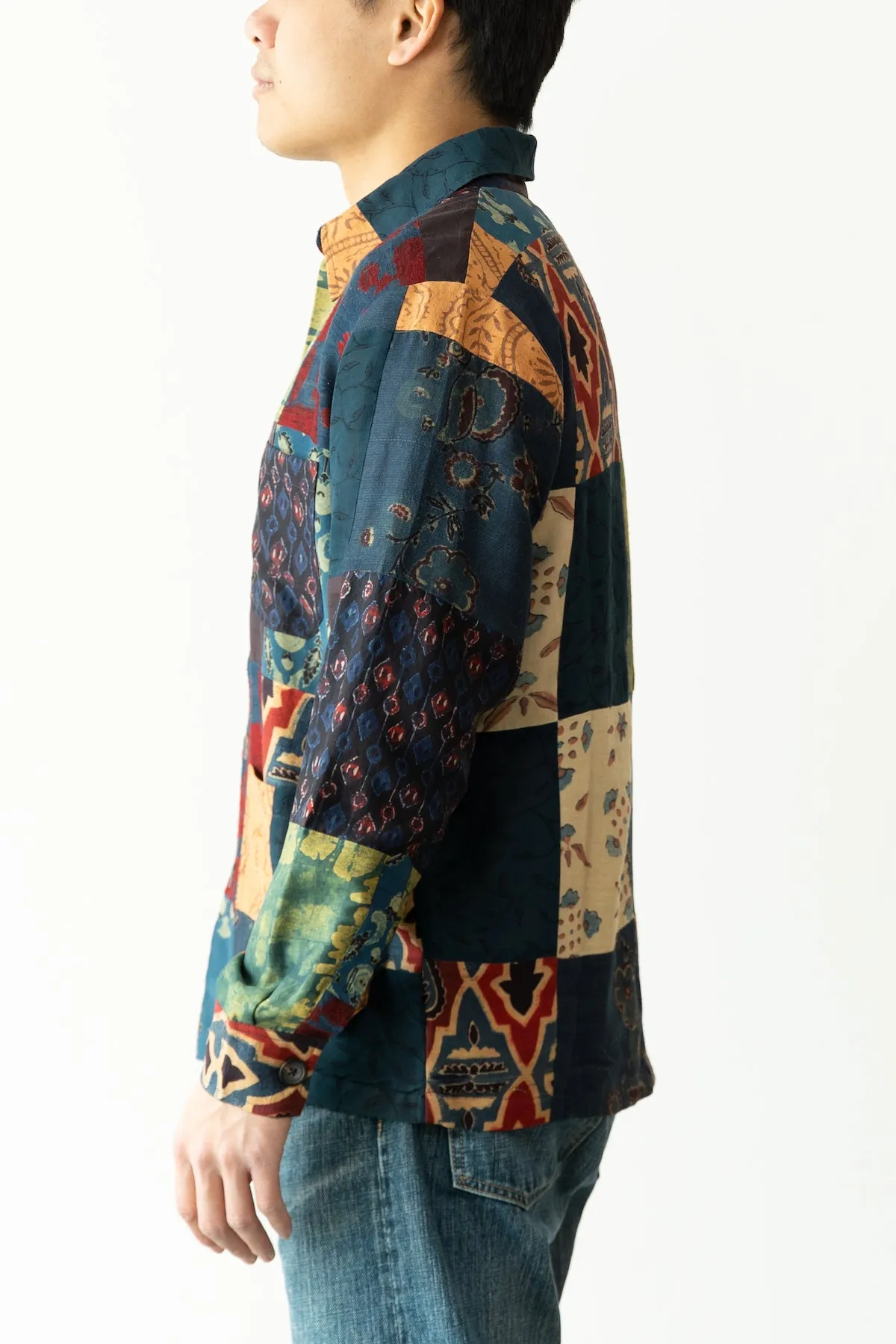 Chore Coat - Silk Patchwork Quilt