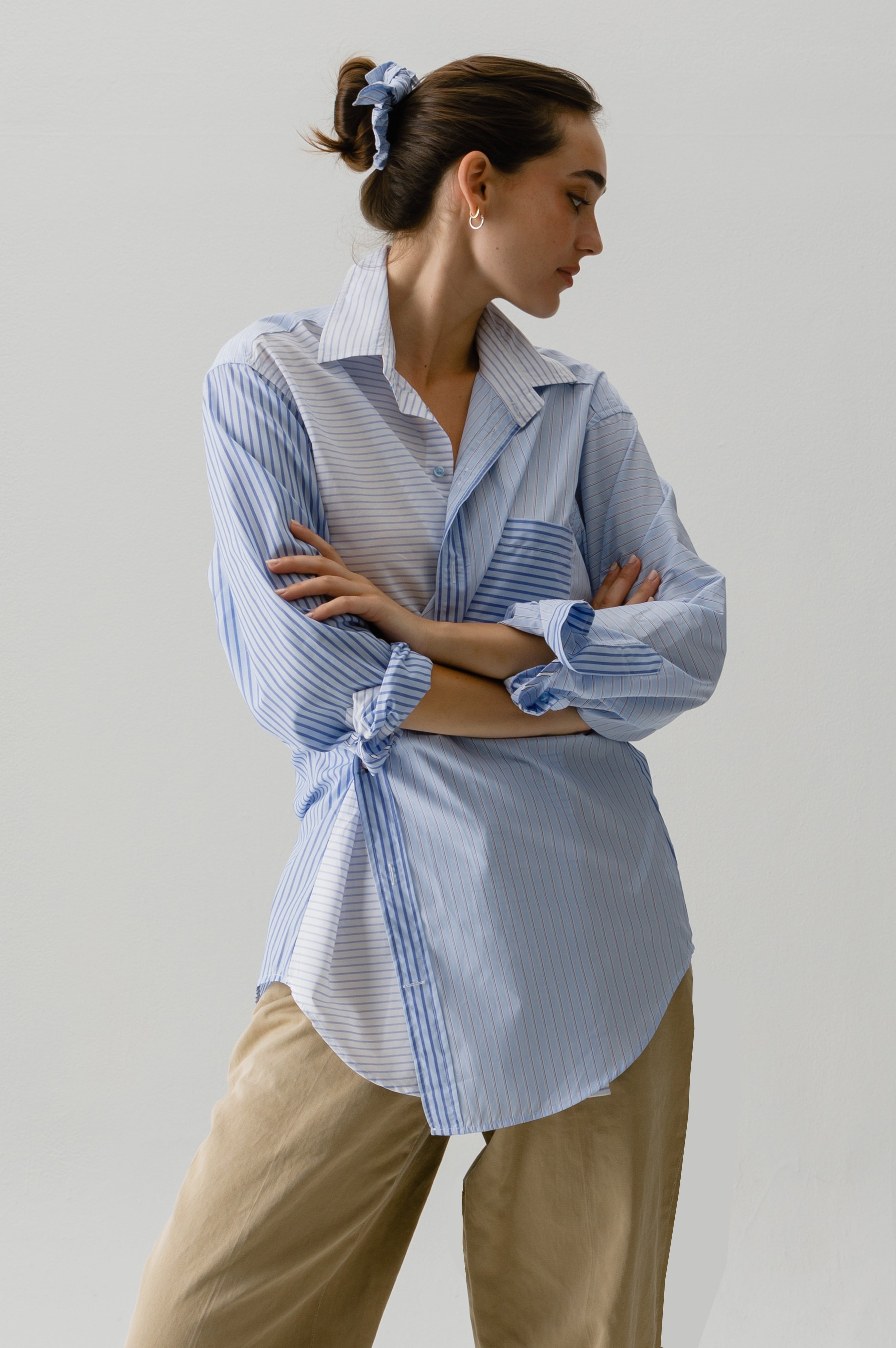 Cissa The Mens Shirt Mixed Striped Scrappy