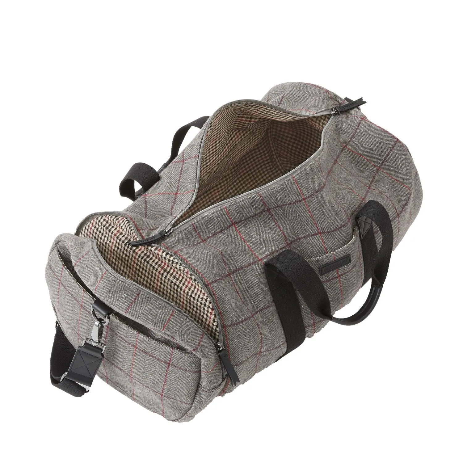 Clark Duffel Bag in Grey Tweed by Baekgaard