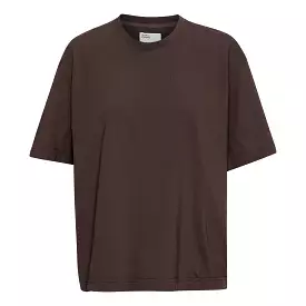 Colorful Oversized tee Coffee Brown