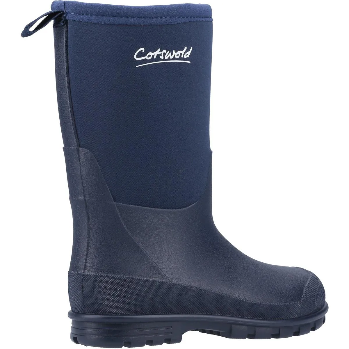 Cotswold Hilly Neoprene Kids Wellington Boot Navy