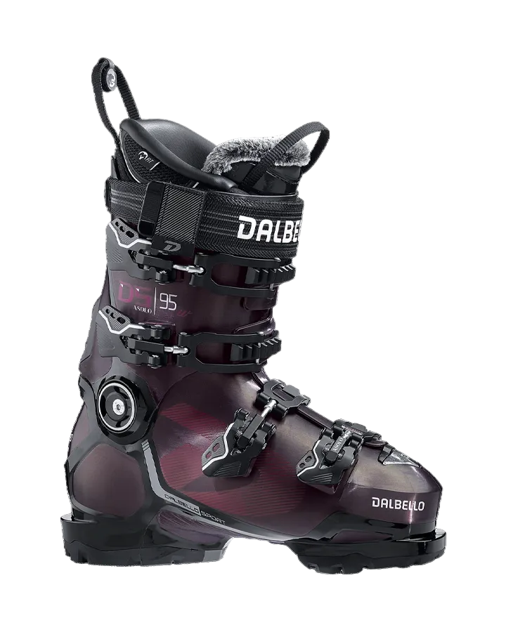 Dalbello Ds Asolo 95 Grip Walk Ls Women's Ski Boot Opal Ruby / Black 2022 | Snow Ski Boots Womens | Snow Skiers Warehouse