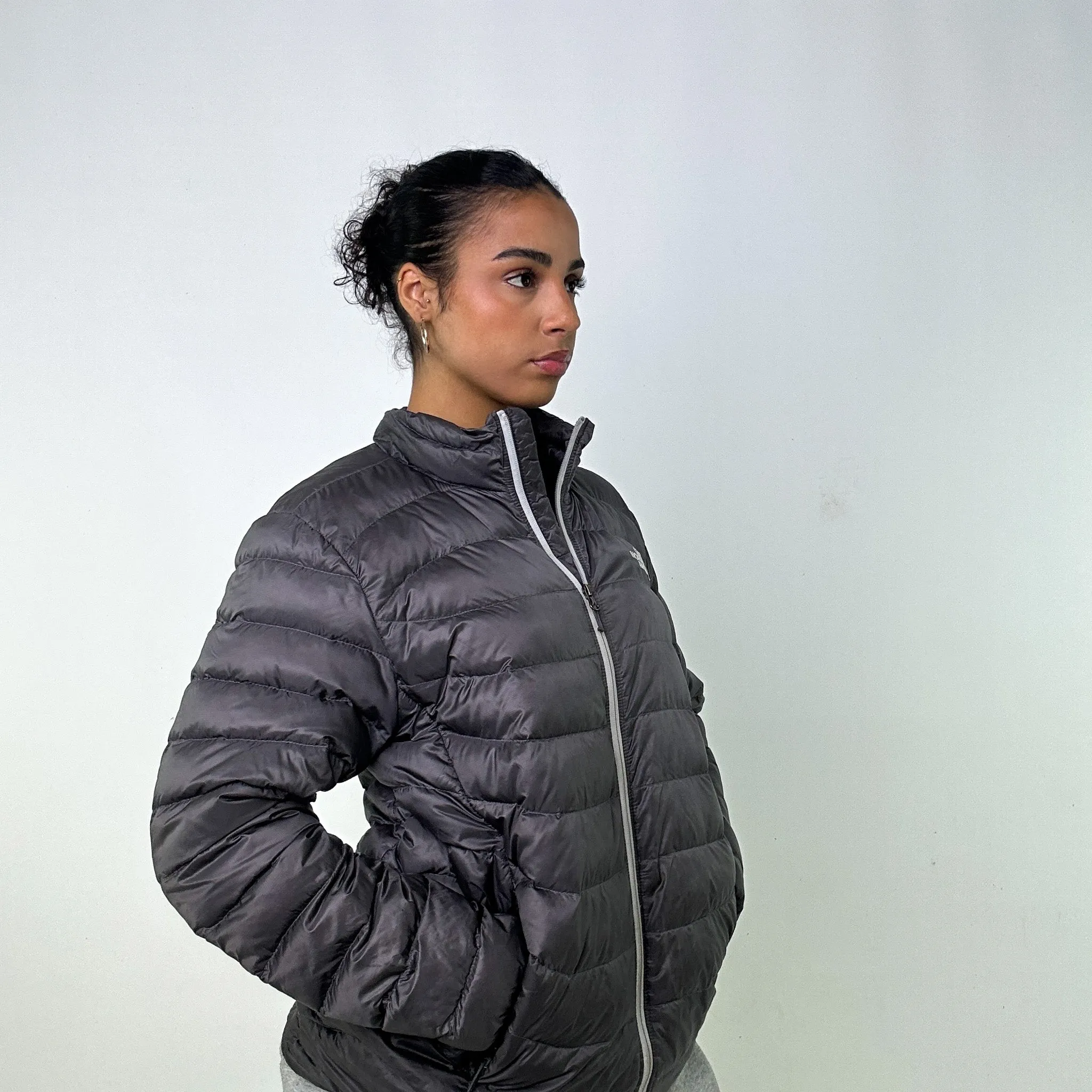 Dark Grey y2ks The North Face 700 Series Puffer Jacket Coat (L)