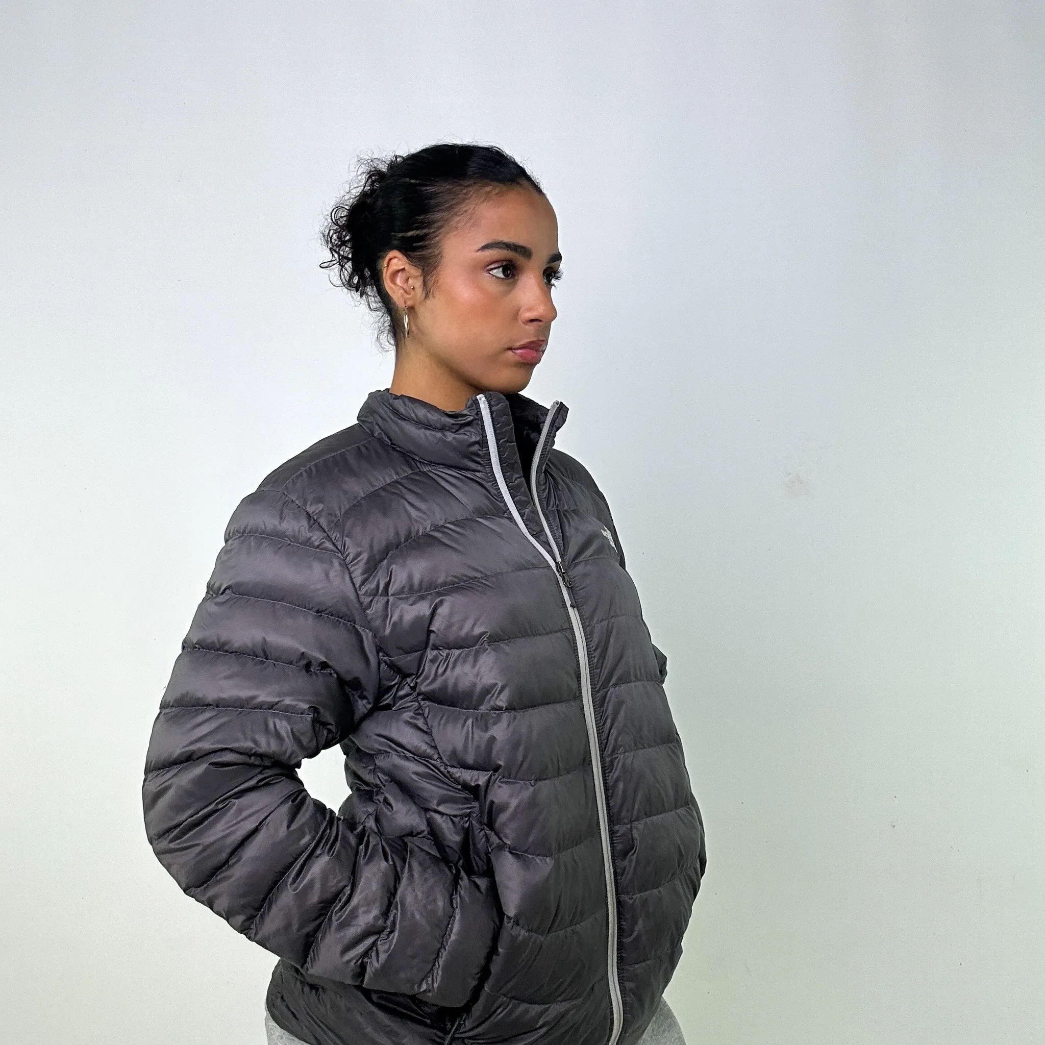 Dark Grey y2ks The North Face 700 Series Puffer Jacket Coat (L)