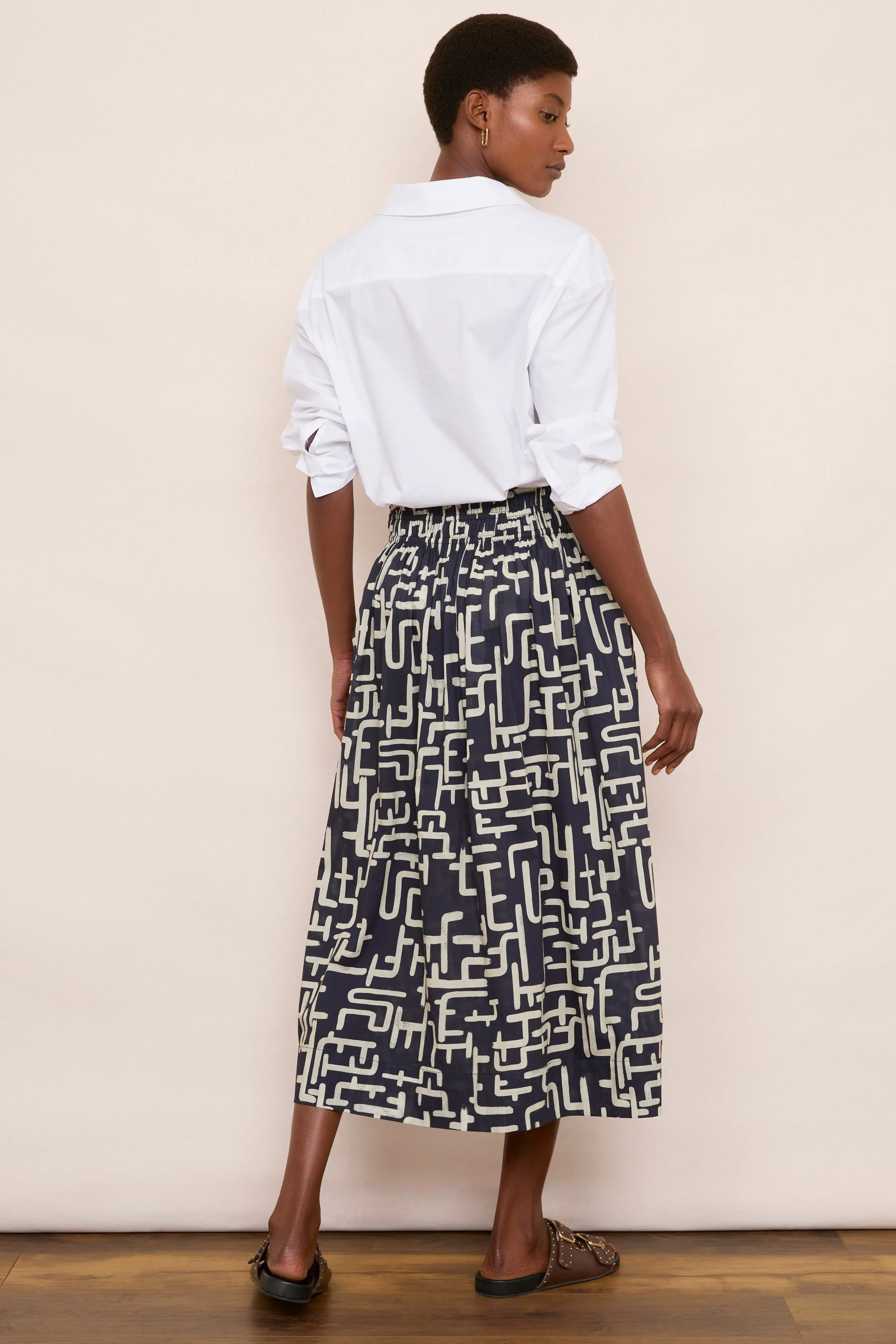 DB X Wyse Bonnet Skirt - Midnight/Ivory